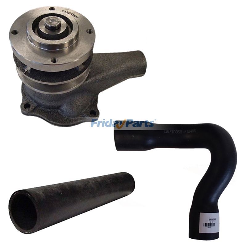 Water Pump Kit CDPN8501A with Radiator Hoses for Ford New Holland Tractor 9N 2N 8N