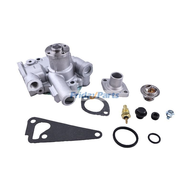 Wasserpumpe & Thermostat & Sensor & Abdeckung für Yanmar John Deerefür Motor,Bagger,Traktor