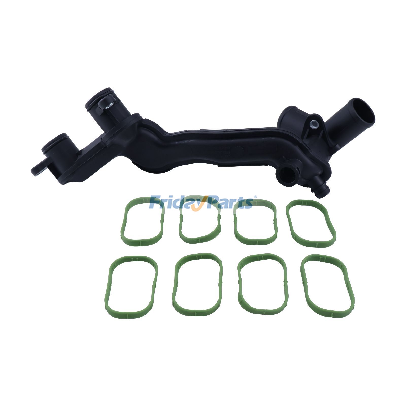 Water Pump Outlet Thermostat Crossover Pipe Tube With Gakset for Vehicle