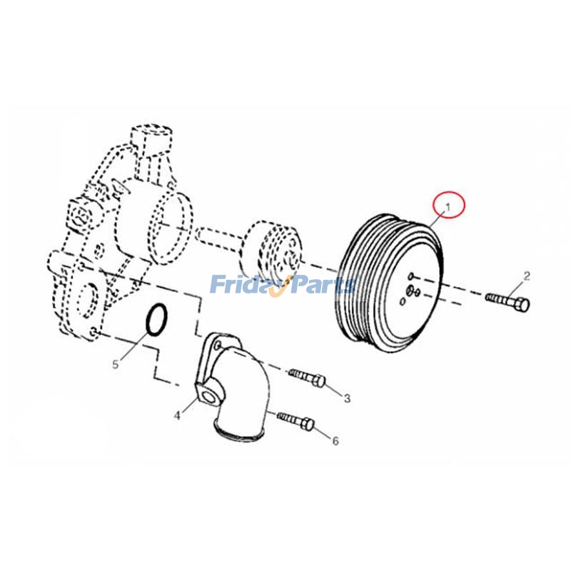Water Pump Pulley for Dozer
