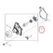 Water Pump RE507604 for John Deere Engine 4024 5030 Tractor 5065M 5075M ...
