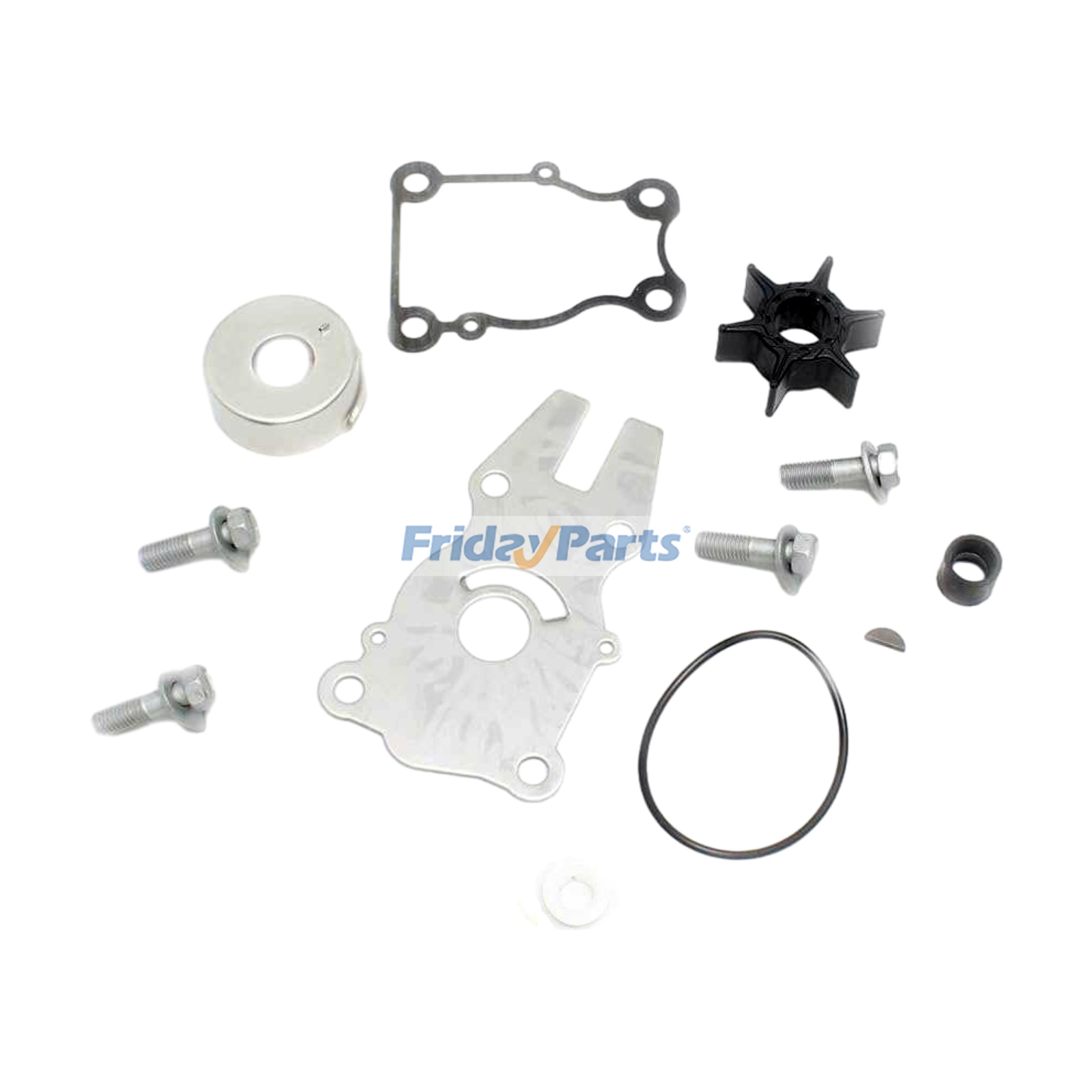 Kit de Reparo da Bomba de Água 63D-W0078-01 para Motores de Popa Yamaha F40 F50 F60 C40 P40 C50 P50