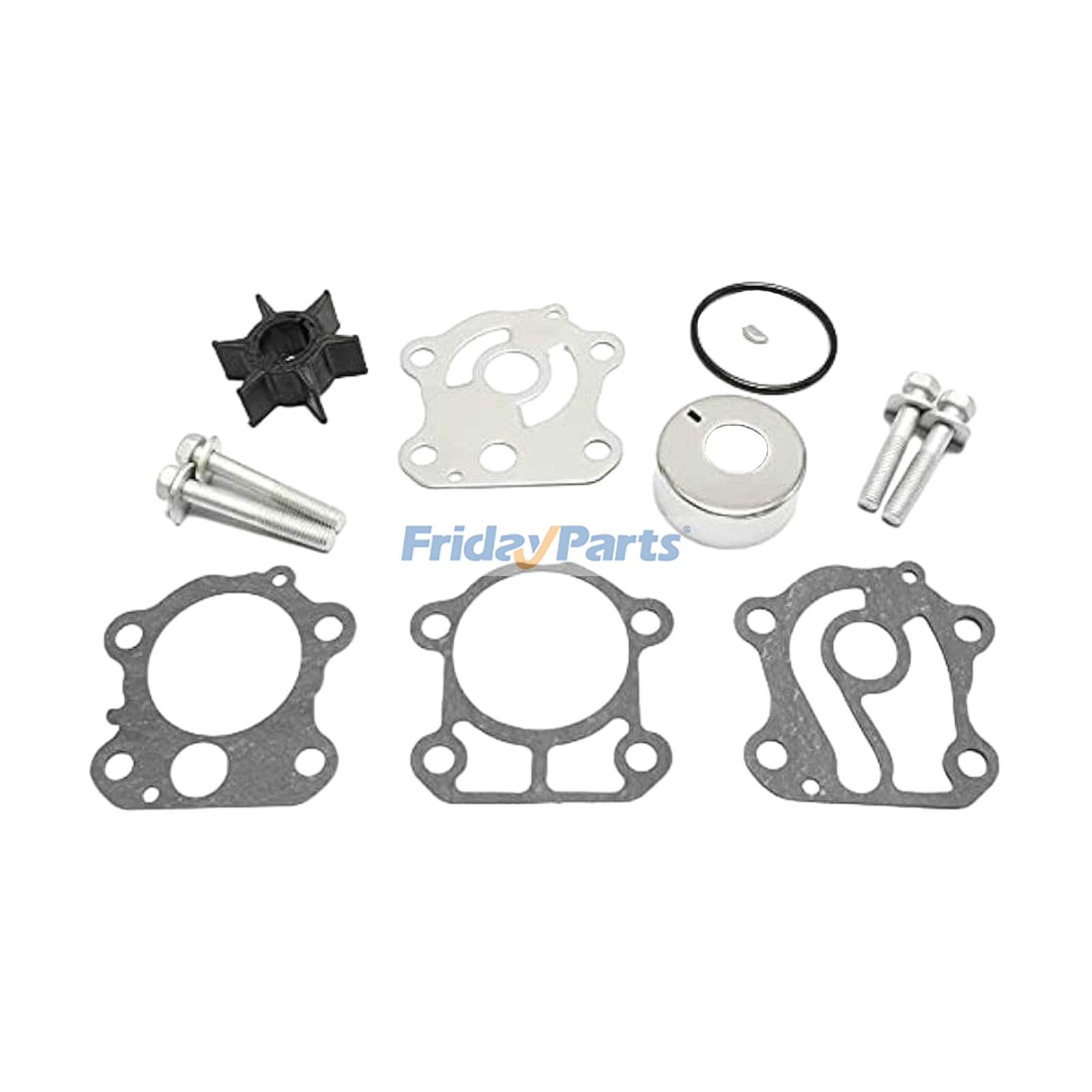 Kit de Reparo da Bomba de Água 6K5-W0078-01 696-W0078-00 para Motor de Popa Yamaha E48 E60