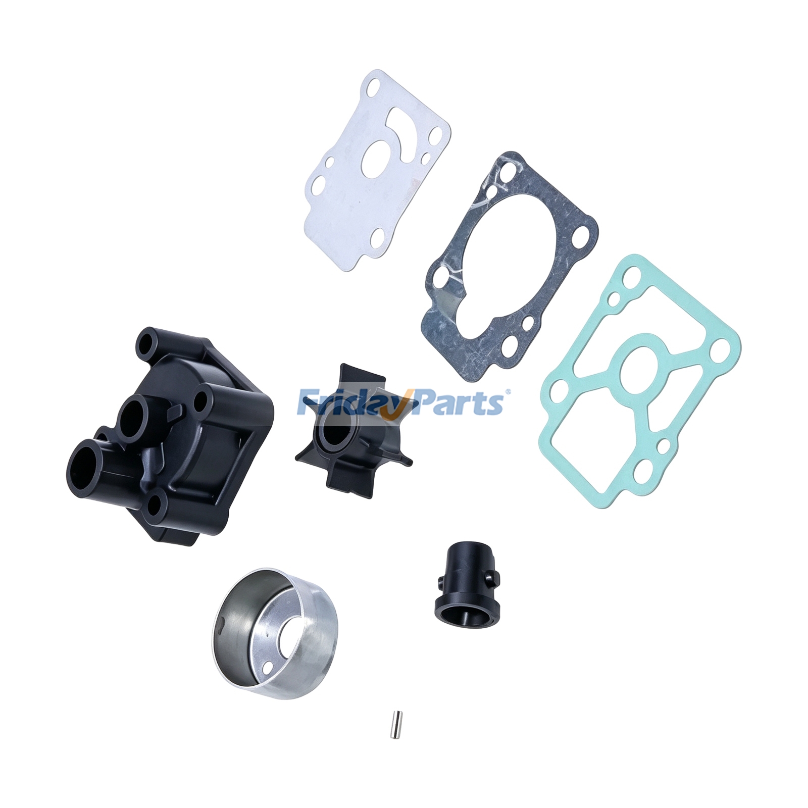 Water Pump Repair Kit 803750A03 for Mercury 4-Stroke Outboard Engine 8HP 9HP 9.9HP