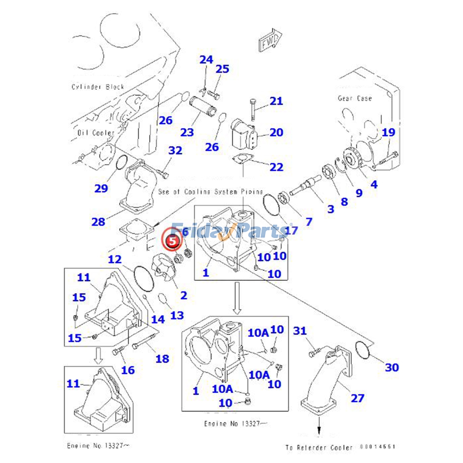 Water Pump Seal for Dozer,Engine,Excavator,Off-Road Truck