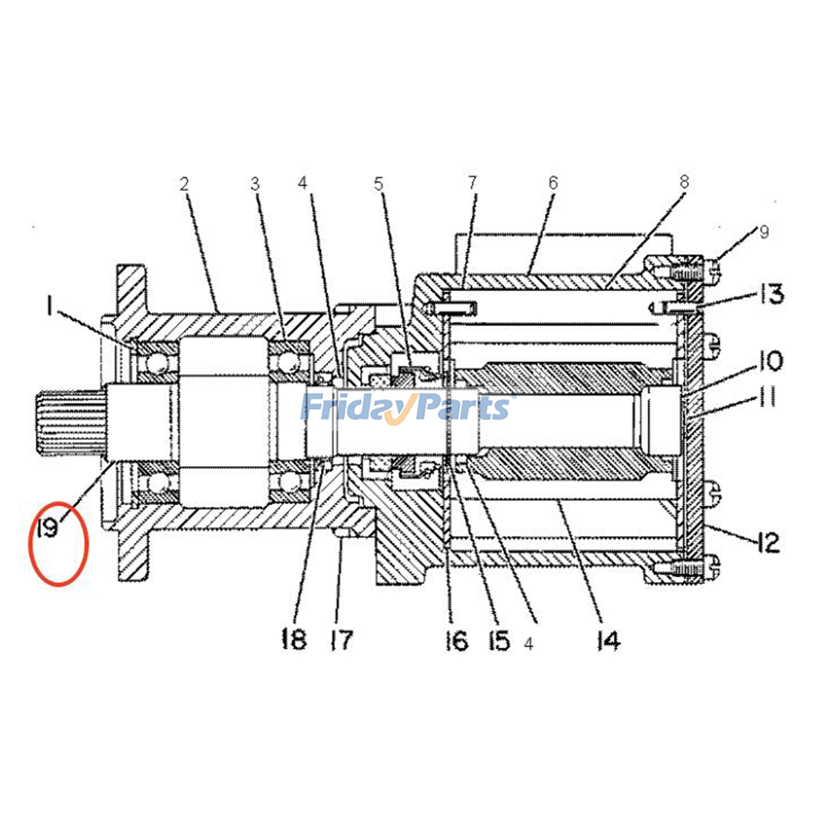 Water Pump Shaft for Engine