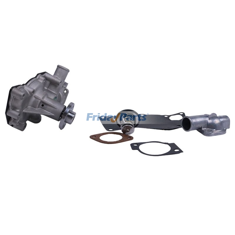  Water Pump & Thermostat & Gasket & Water Outlet Pipe For JOHN DEERE