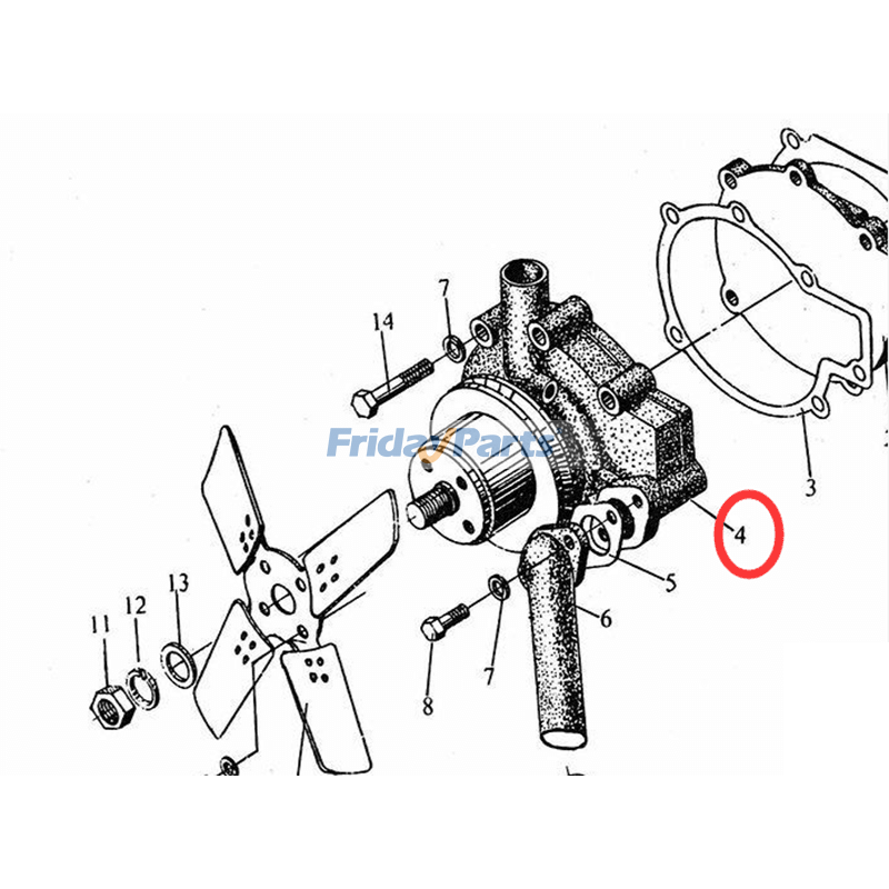 Wasserpumpe für Jinmabei FridayParts kaufen