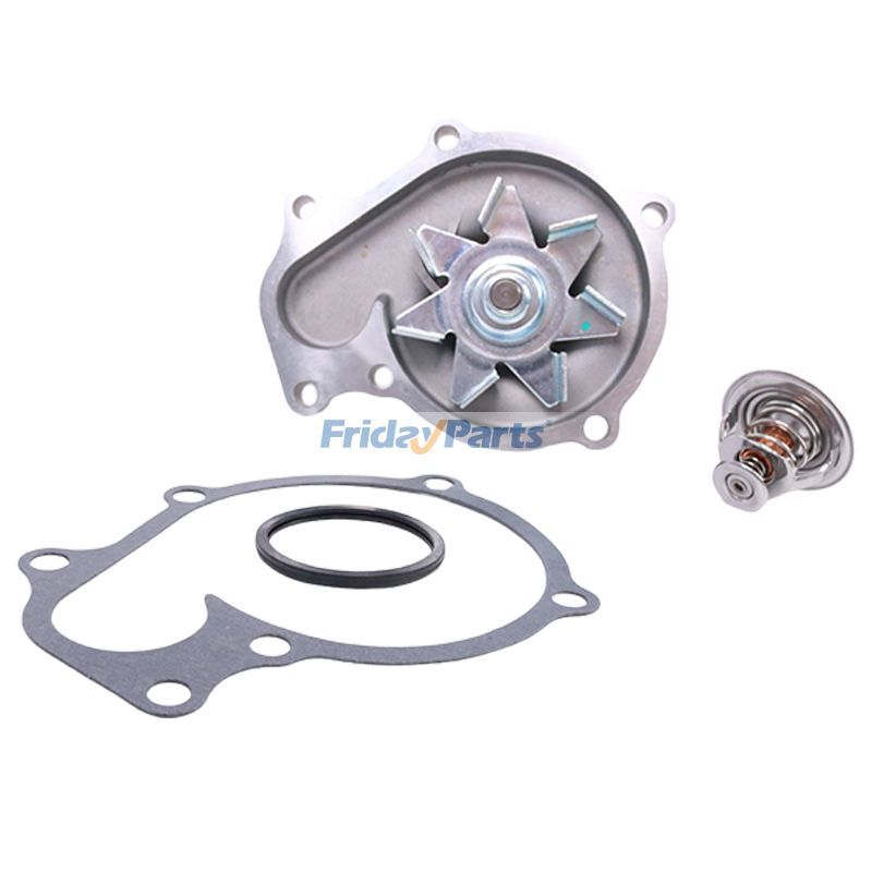  Water Pump With Gasket & Thermostat V3800 For KUBOTA