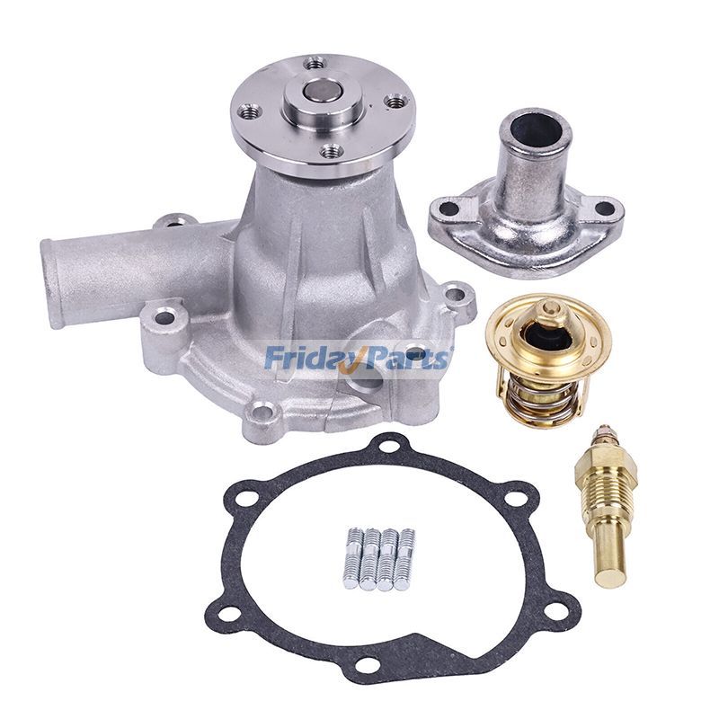 Wasserpumpe mit Dichtung 223-0296 223-0297 & Thermostat 223-0300 & Sensor 223-0309 & Abdeckung 223-0301 für Mitsubishi-Motor L3E Caterpillar CAT Bagger 301.6C 301.8C