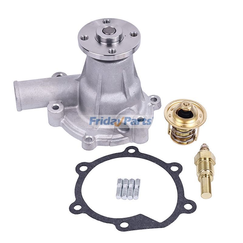 Water Pump With Gasket 223-0296 223-0297 & Thermostat 223-0300 & Sensor 223-0309 for Mitsubishi Engine L3E Caterpillar CAT Excavator 301.6C 301.8C