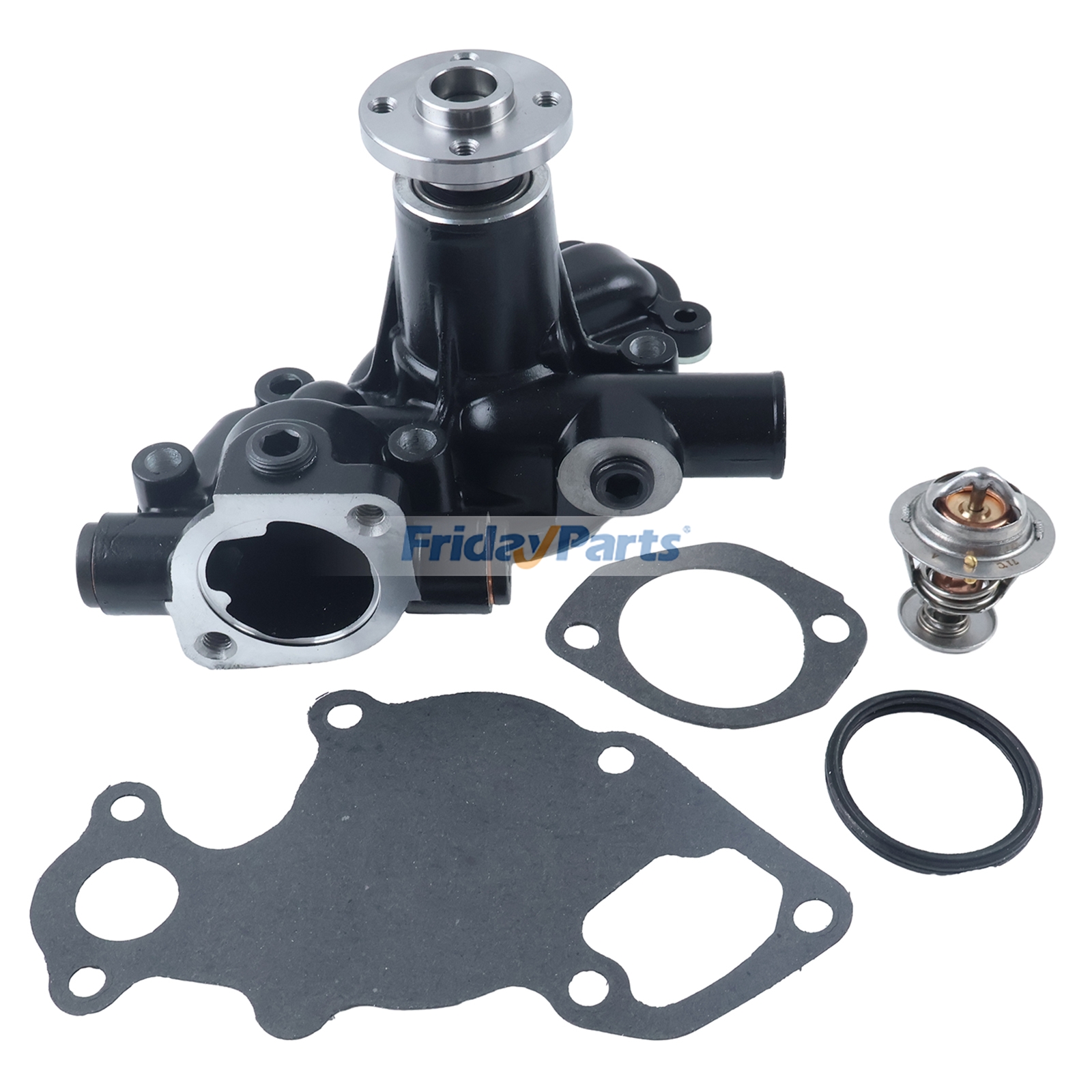 Wasserpumpe mit Dichtung und Thermostat AM878192 M801088 für John Deere 4020 3009 3011 3012 3014 3015 4019 Yanmar 3TNV82A Motormäher 1445 1545 3235