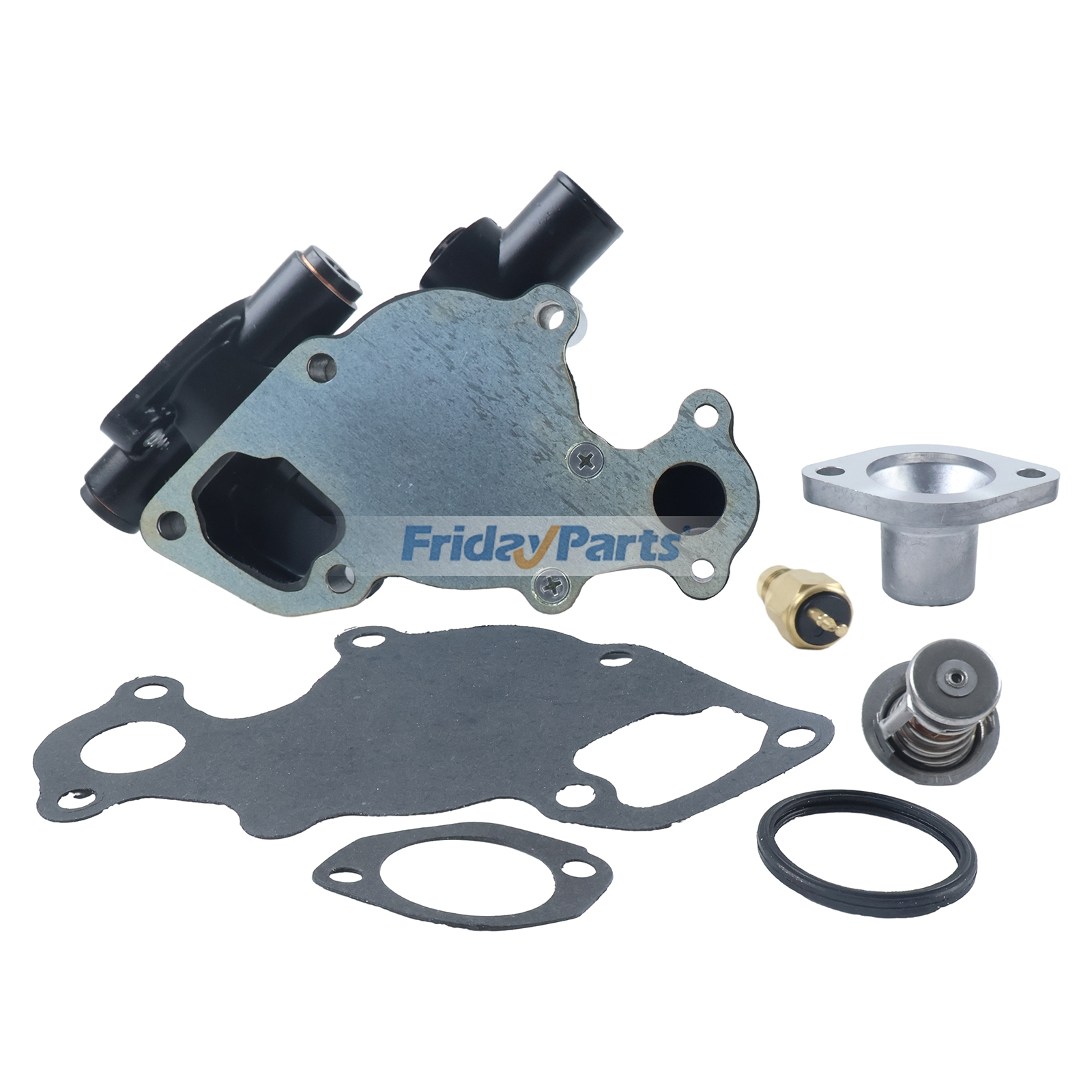 Wasserpumpe mit Dichtung & Thermostat & Schalter & Abdeckungbei FridayParts kaufen