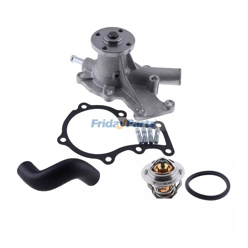 Water Pump with Return Hose Thermostat for Kubota Engine D722 D902 Z482 Lawn Tractor G1700 G1800 G1800-S G6200H