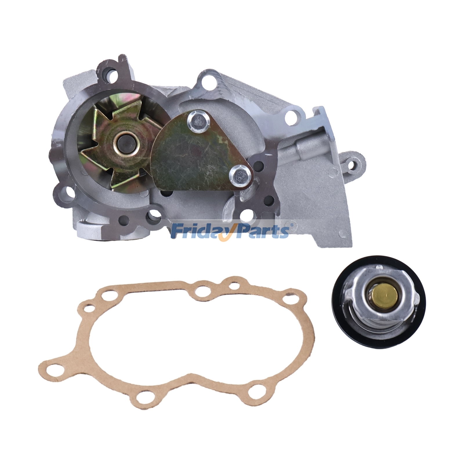 FridayParts Water Pump With Thermostat for Chery