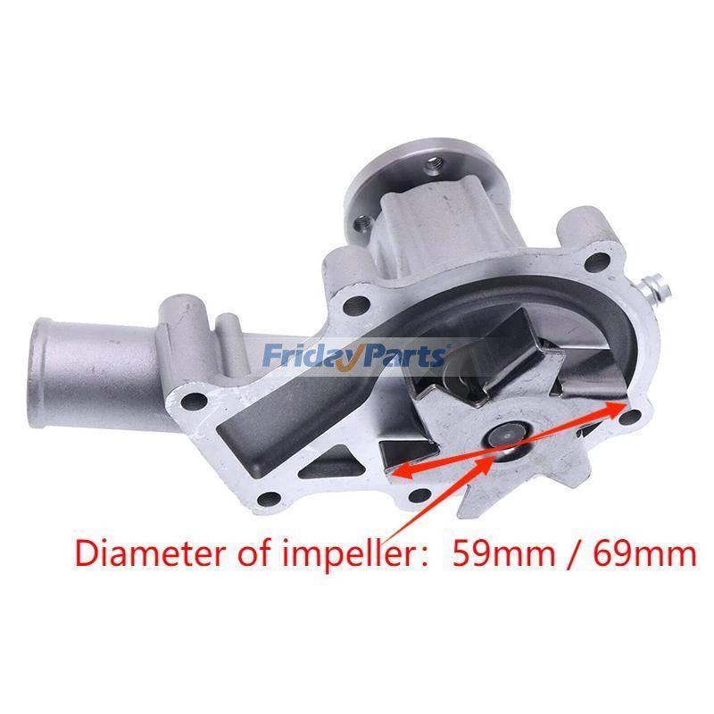 Water Pump with Thermostat Kit for Engine,Excavator,Loader