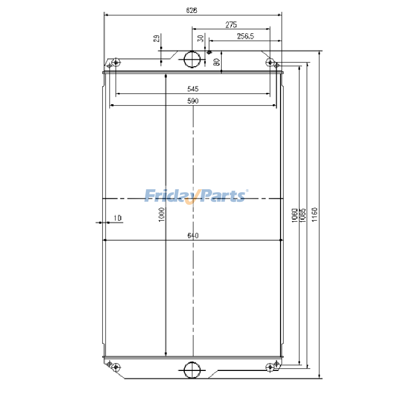 C13 Radiator Water Radiator 236-8990 256-5309 for Caterpillar CAT Engine C11 C13 ...