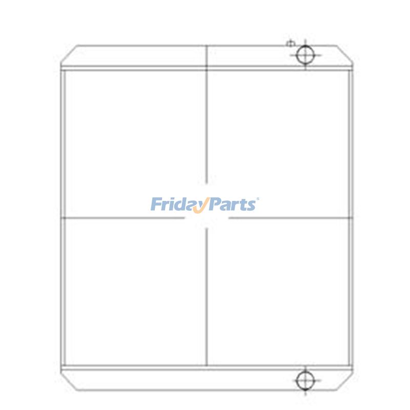 Loader Water Radiator Core WheelB