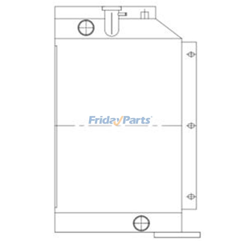 Water Tank Radiator VOE14623538 VOE14551773 for Volvo Excavator ECR88 EC75D EC80D