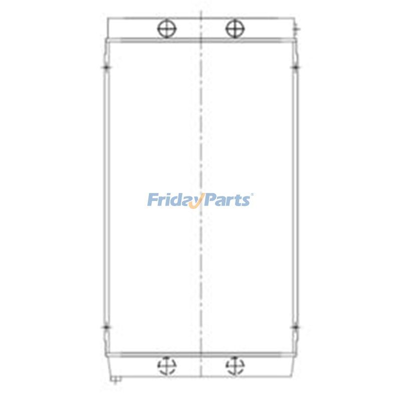 Water Radiator Core 15067029 for Volvo A35F A40F Articulated Haulers