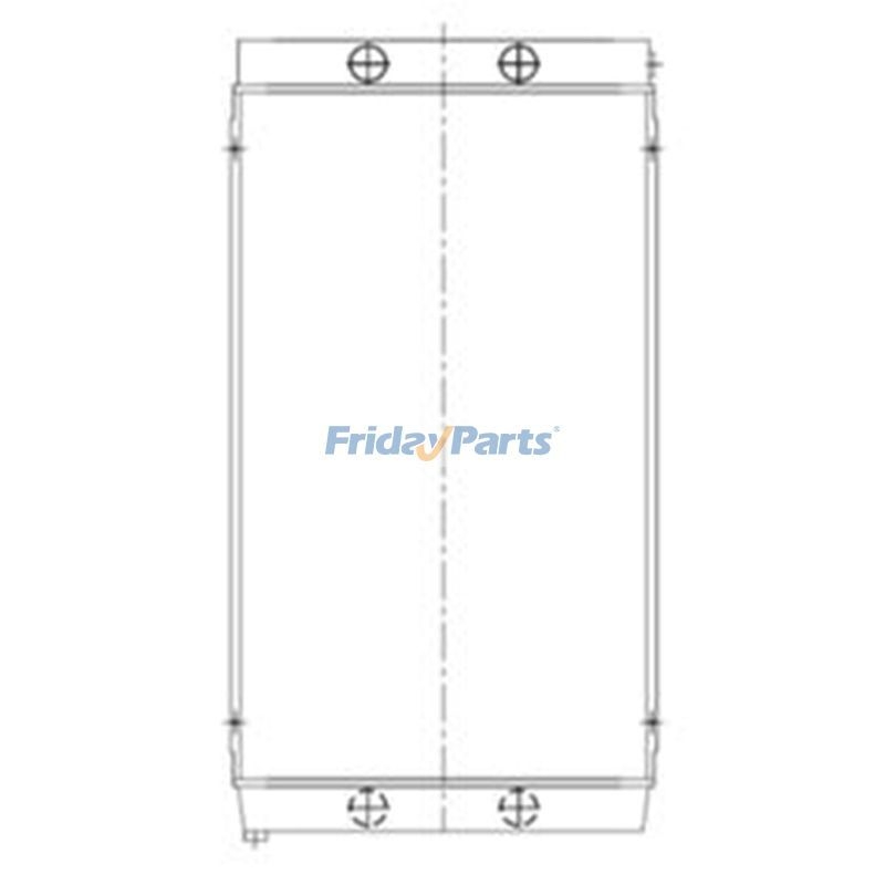 Water Radiator Core 15067029 for Volvo A35F A40F Articulated Haulers