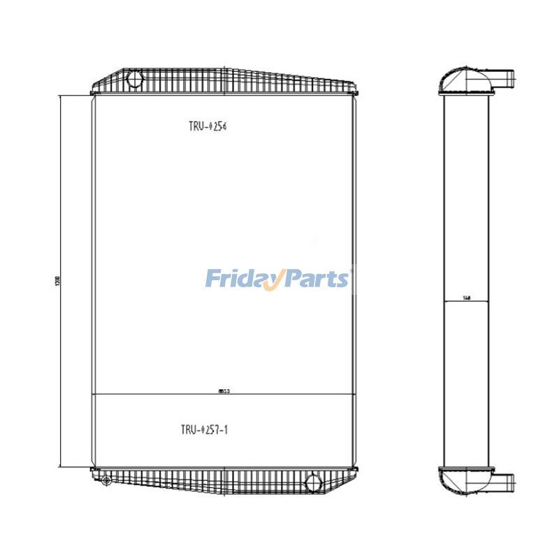 Water Tank Radiator for Loader