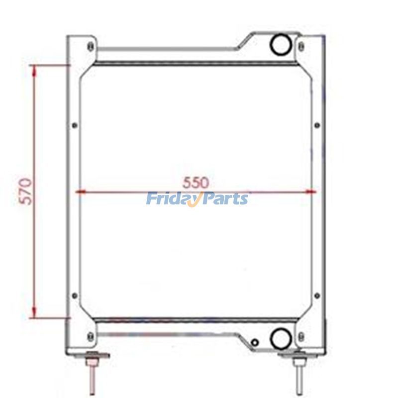  Water Radiator Core For VOLVO