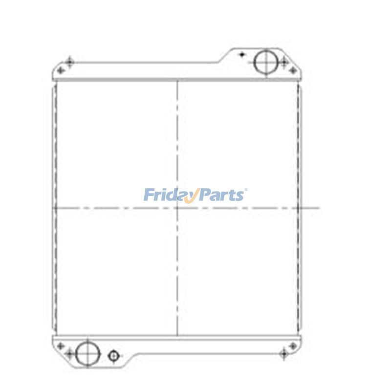 Water Radiator Core 2105948 3019672 2105948 for Caterpillar CAT 414E 416E 420E 422E 428E 430E 432E 434E 442E 444E