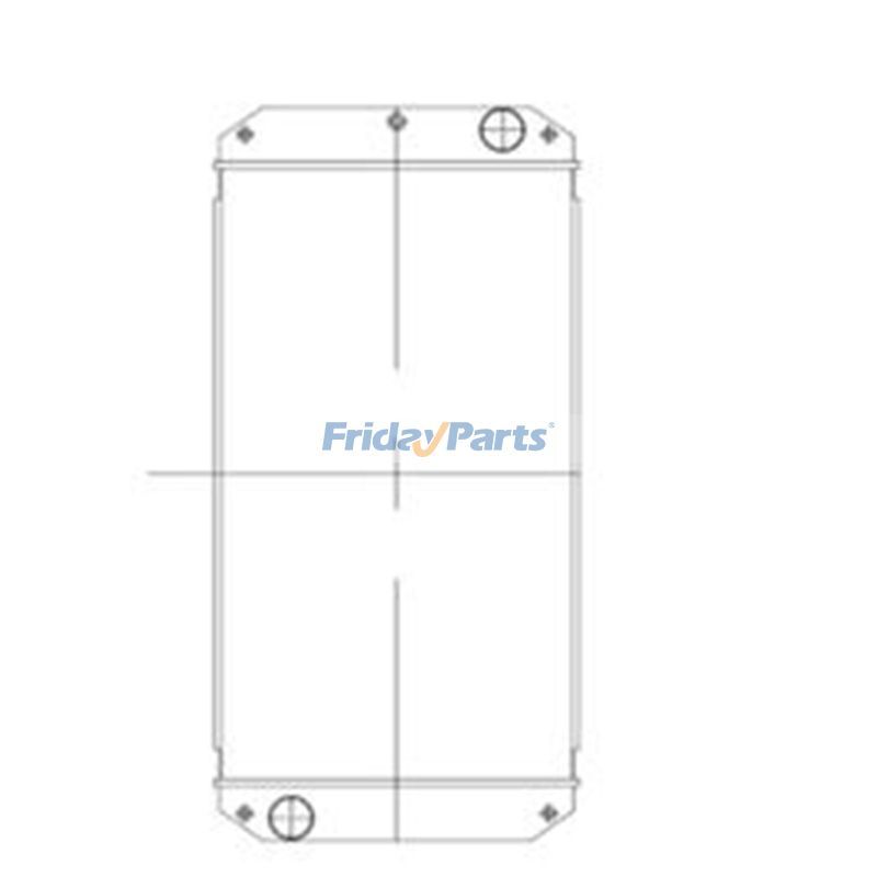 Water Radiator Core 2565308 for Caterpillar CAT 12M Motor Grader