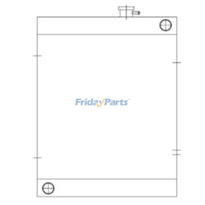 Water Radiator Core 30/925376 for JCB 160 170