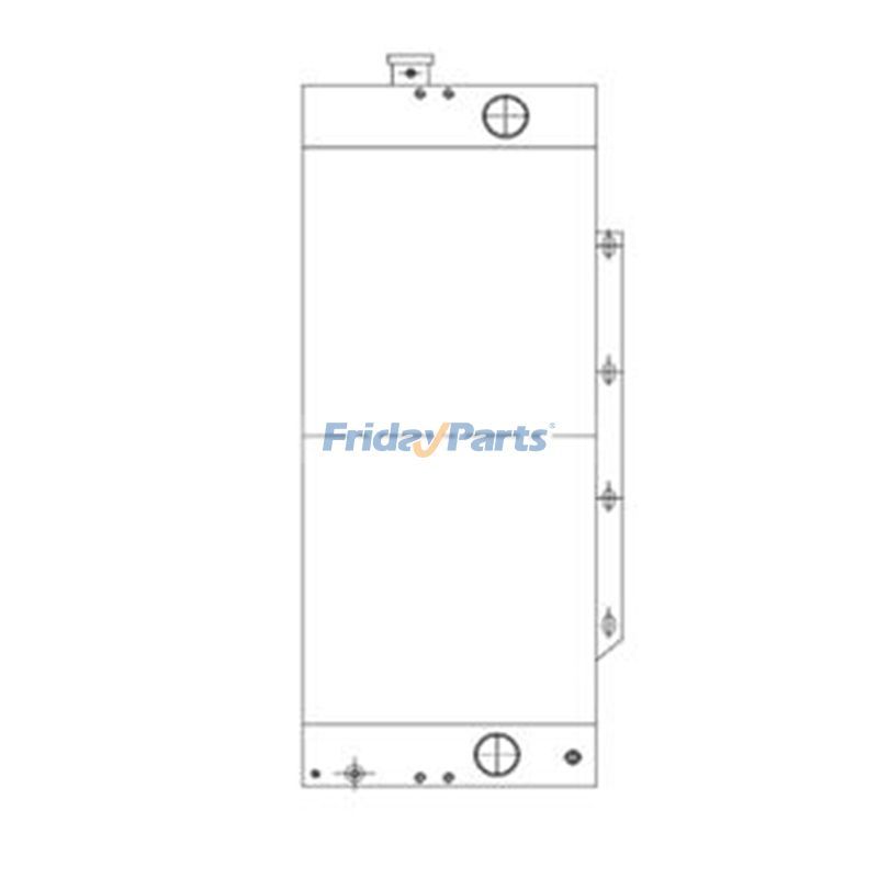 Núcleo do radiador de água 30/926129 para JCB JS145W