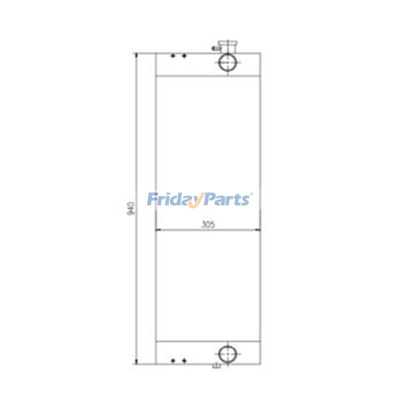 FridayParts Wassertank Kühler
