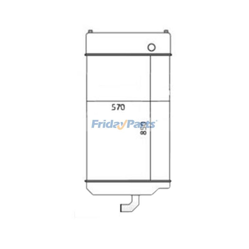 Water Radiator Core 3347697 191-5360 1896651 3347677 for Caterpillar CAT 950B 950GII 962GII