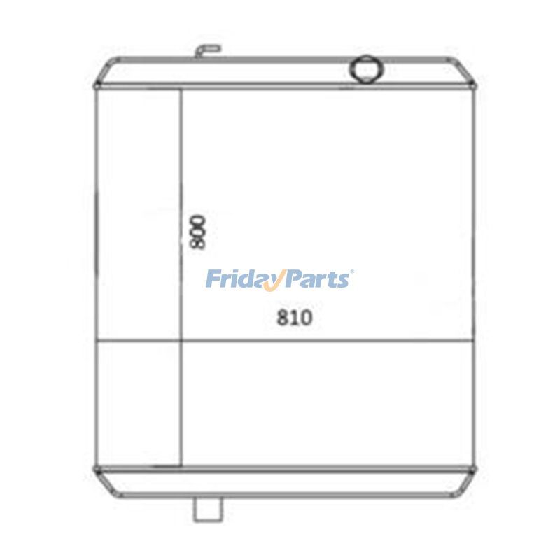 Water Radiator Core 4775026 4771321 for Volvo Old Products Volvo BM 4500