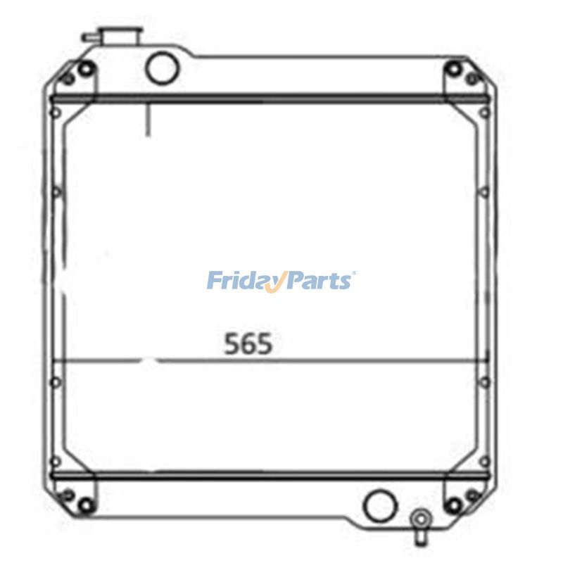 Water Radiator Coreerpillar CAT Wheel for Loader