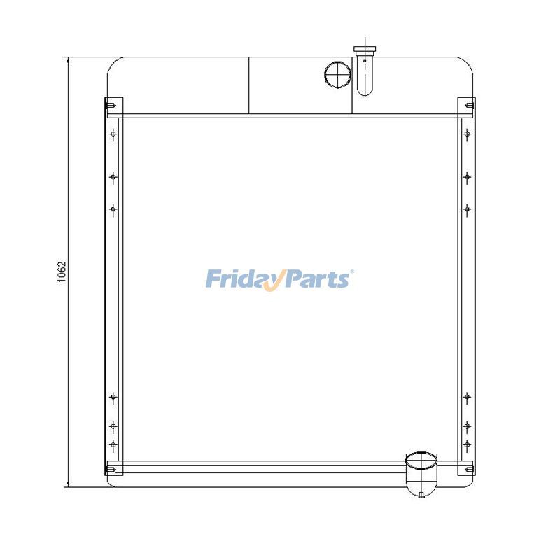 Radiateur à eau Coreerpillar CATpour Niveleuse