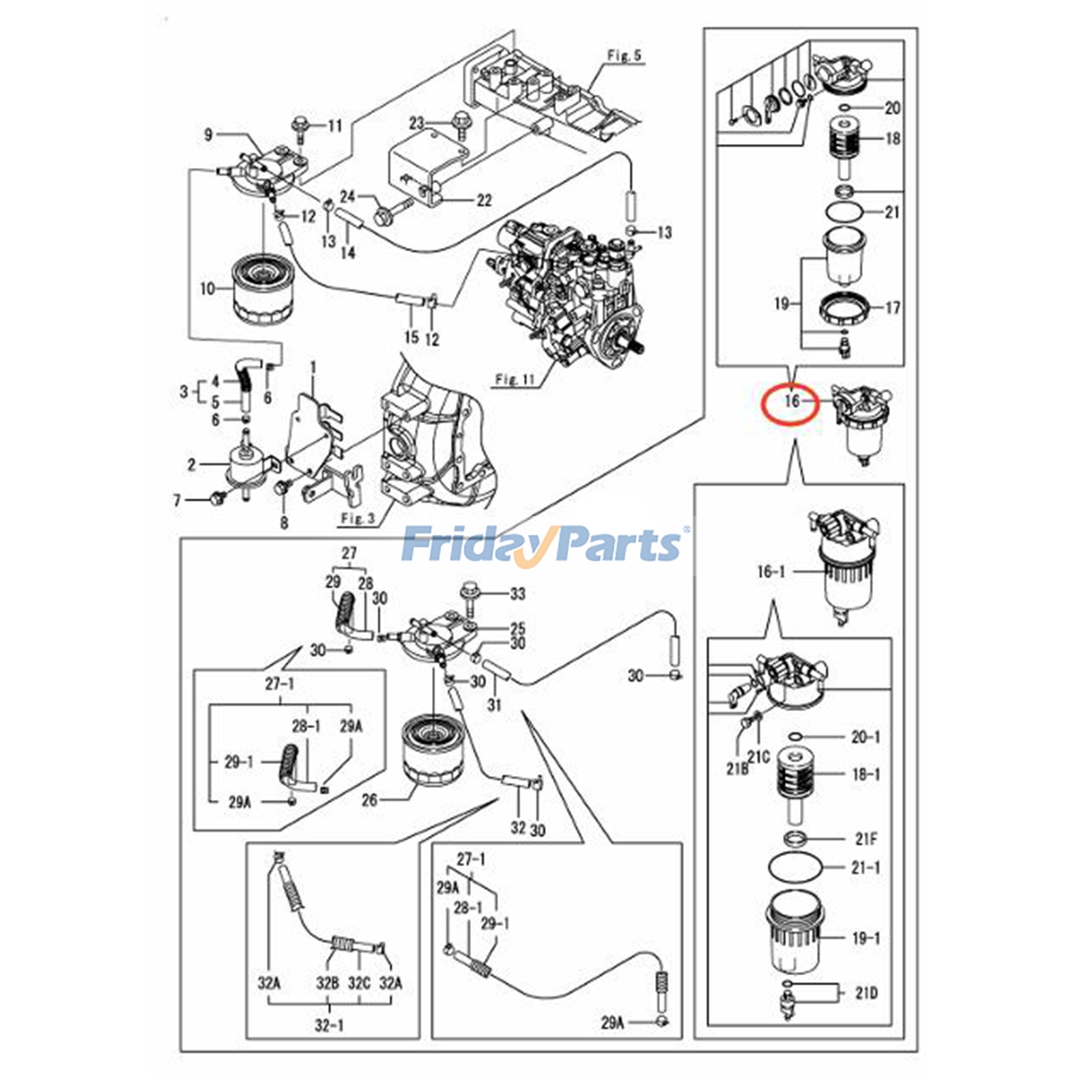 FridayParts Wasserabscheider