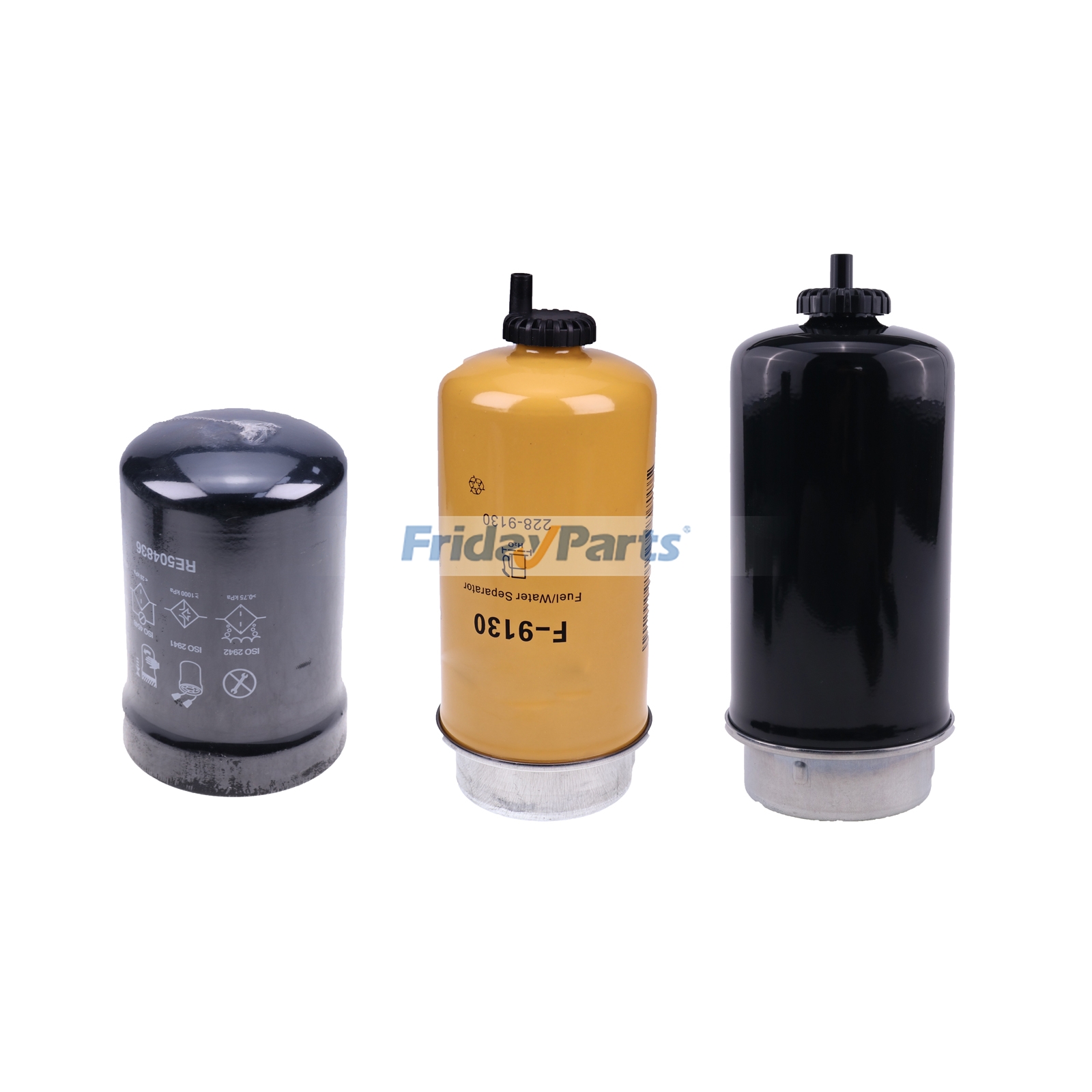 Water Separator & Filter Kit RE504836 RE509036 RE522878 for John Deere Engine 4045 6068 6081 Harvester 1450WTS 1550CWS 9540WTS 9560iWTS 9580WTS