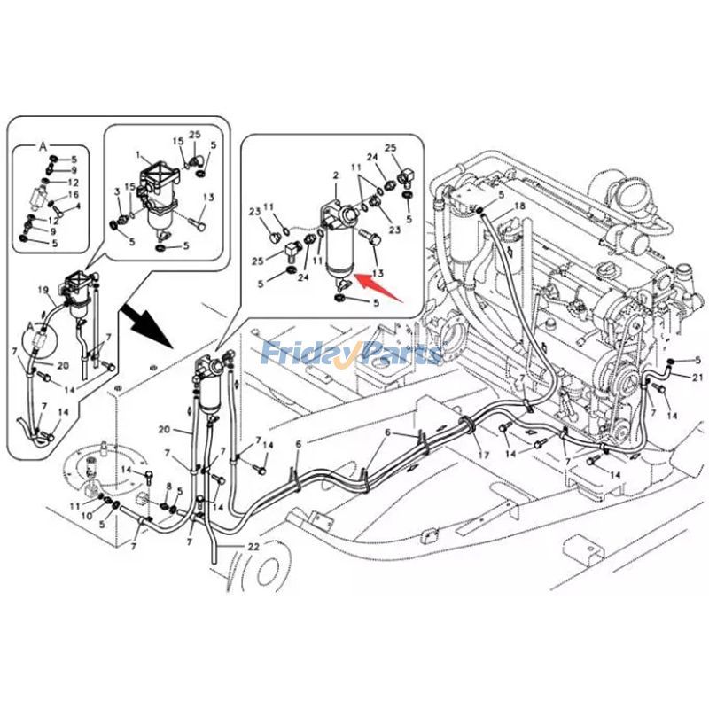 FridayParts Water Separator