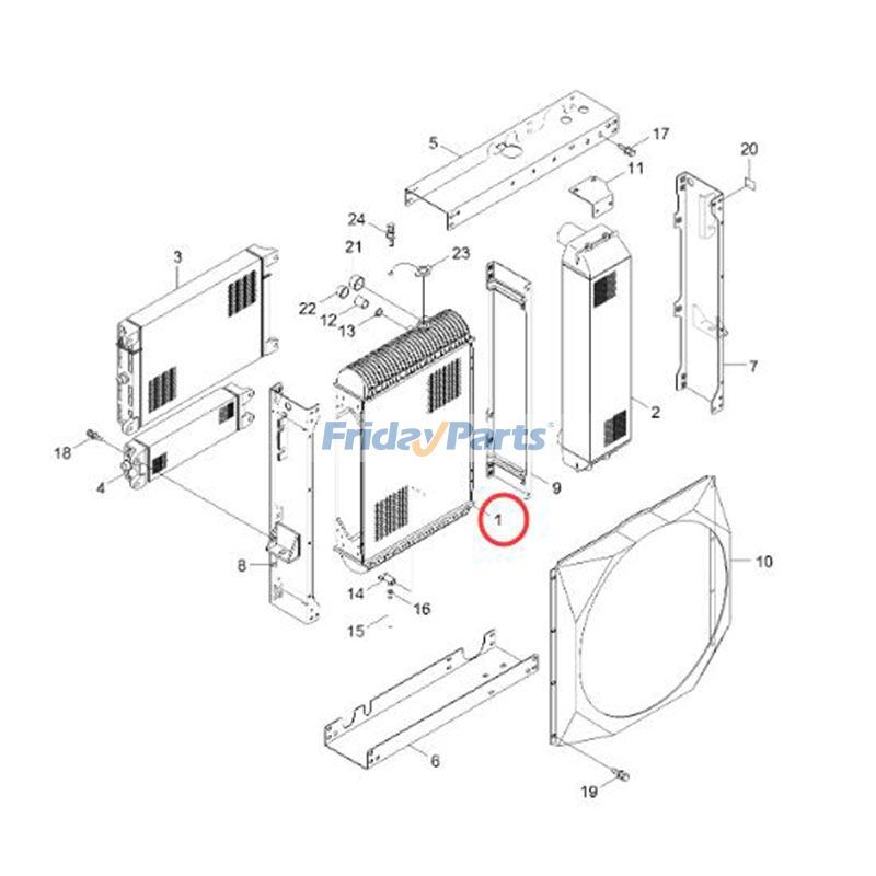 Wassertank Kühlerbei FridayParts kaufen