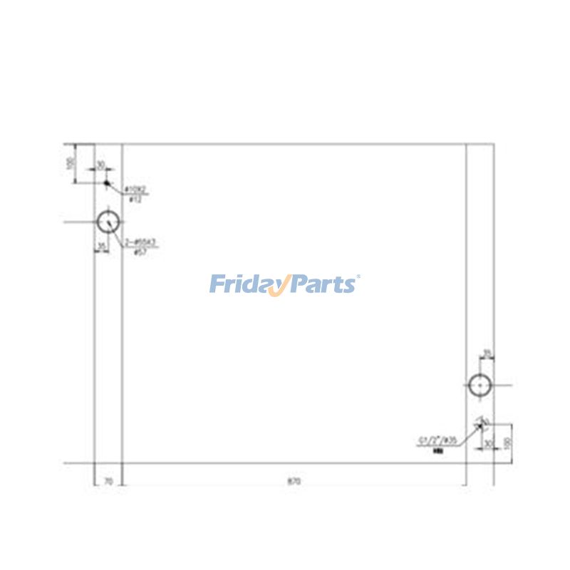 Water Tank Radiator for Excavator