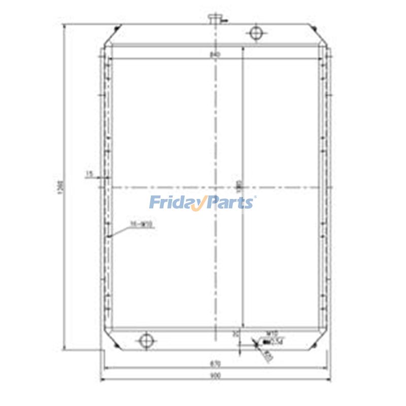 Water Tank Radiator for Excavator,Loader