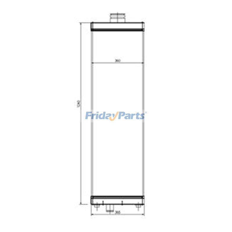  Water Tank Radiator Bull s For KOMATSU
