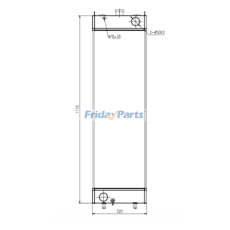 Water Tank Radiator Assembly for Loader