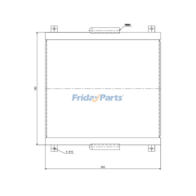 Water Tank Radiator for Excavator
