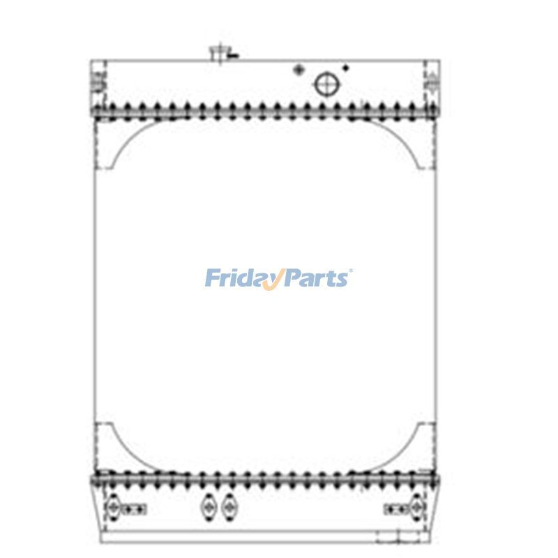 FridayParts Water Tank Radiator Wheel