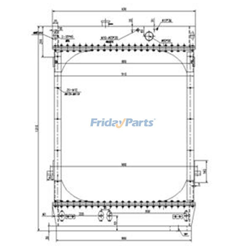 Water Tank Radiator Wheel for Loader