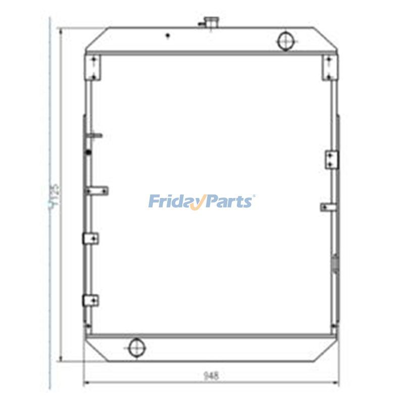 Water Tank Radiator Wheel in Stock in China