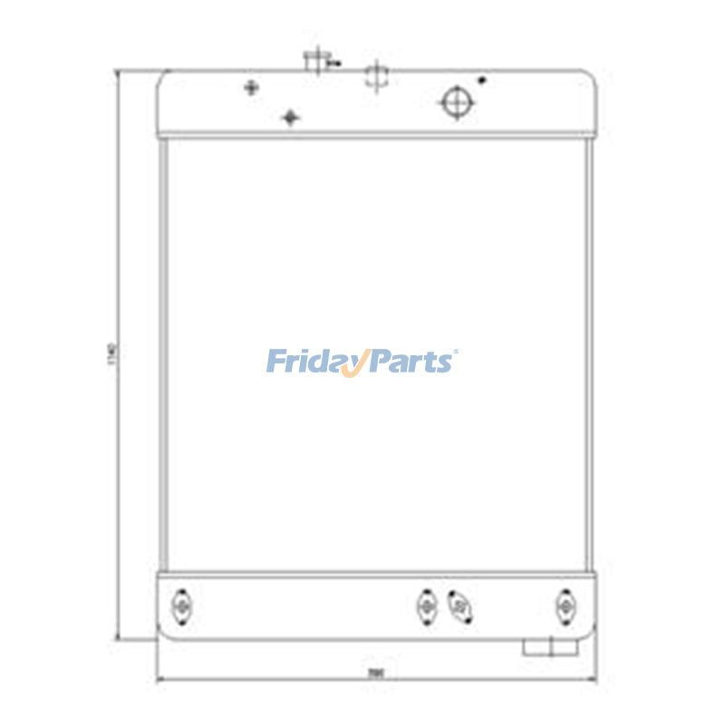 Water Tank Radiator Wheel for Loader