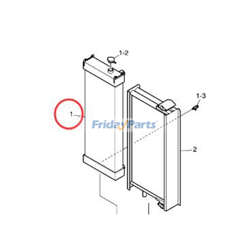 FridayParts Wassertank Kühler Daewoo